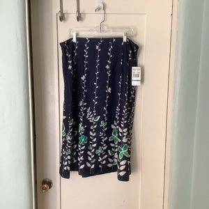 Alfred Dunner Women’s A-Line Skirt, Size 16, NWT